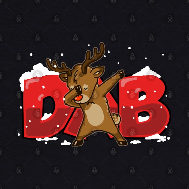 Dab Reindeer Shirt Christmas Dab Rudolph Reindeer TShirt 2 by vo_maria